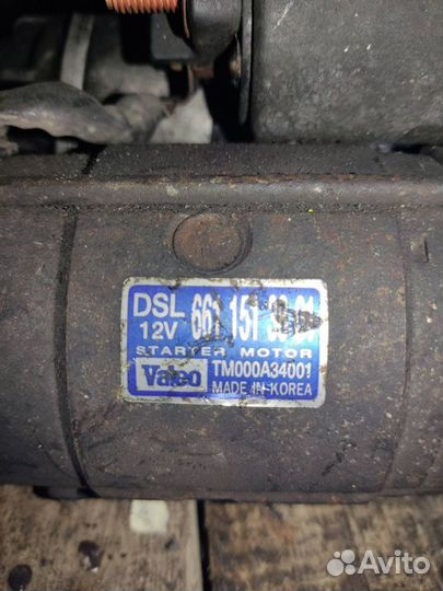 Стартер 2.7XDI ssangyong rexton 01-06