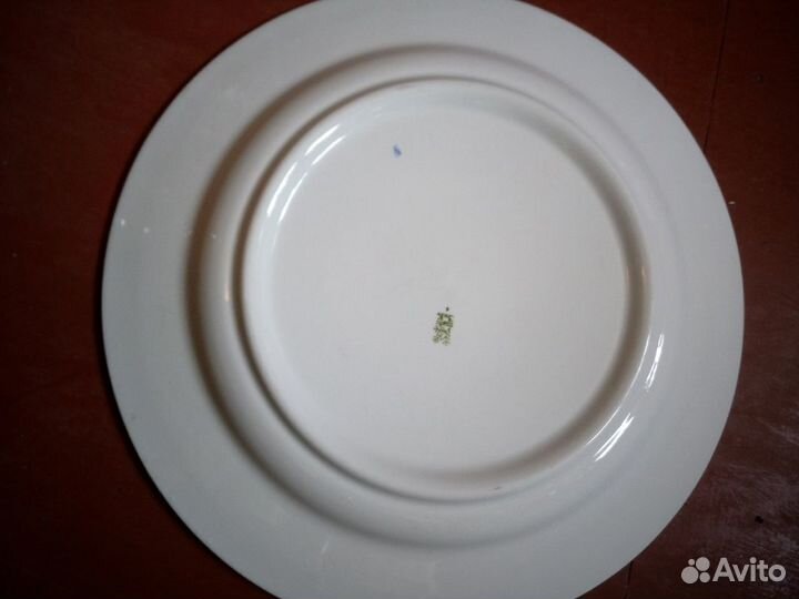 Тарелка-гигант, фарфоровая, d 35 см, зик, СССР
