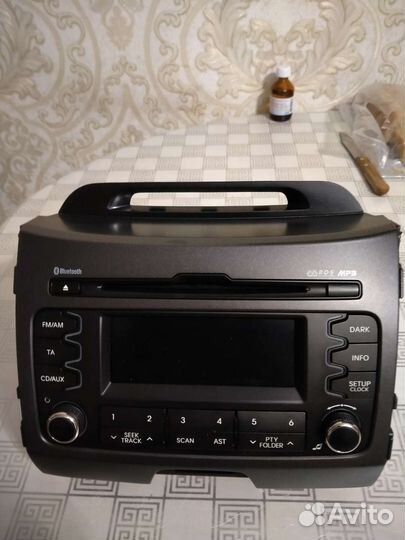 Магнитофон на Киа Спортеч