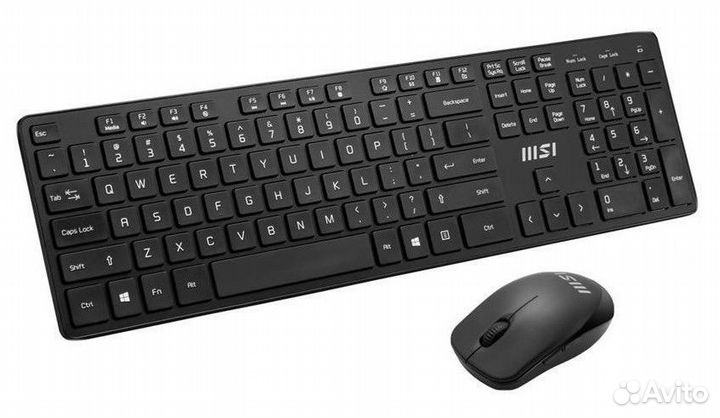 Беспроводные клавиатура с мышью MSI