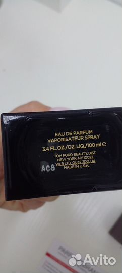 Tobacco vanille tom ford 100мл