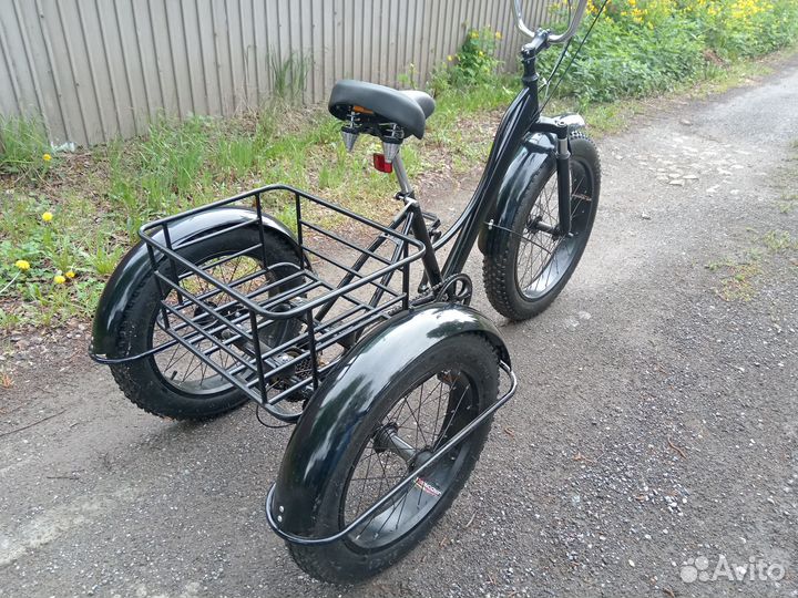 Велосипед FatBike3W, 2023г 3х колесный взрослый