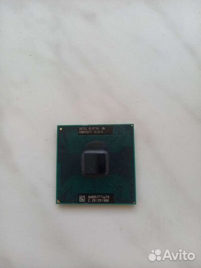 Процессор Intel core duo t6670
