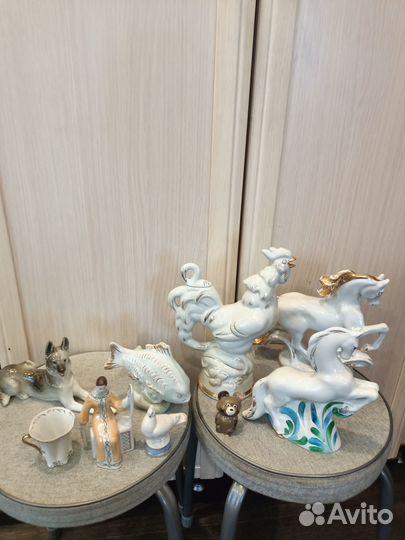 Статуэтки фарфоровые.Цены в описании
