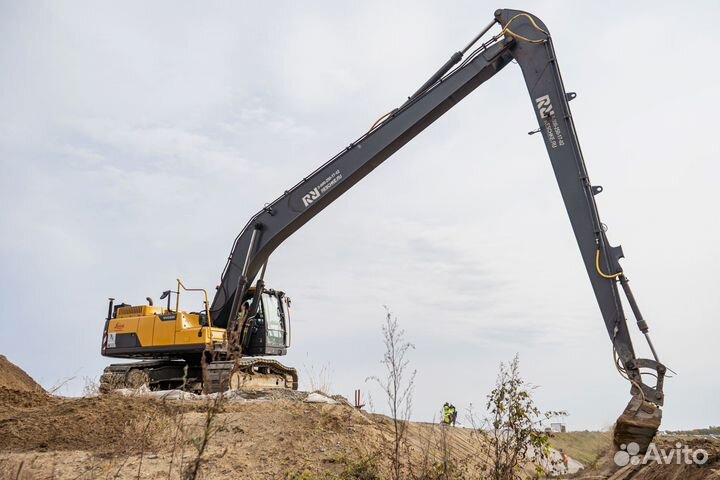 Трехсекционное рабочее оборудование 16м для CAT318