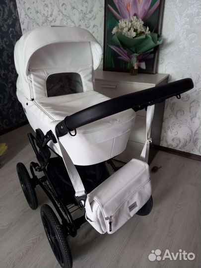 Коляска 2 в 1 эко кожа