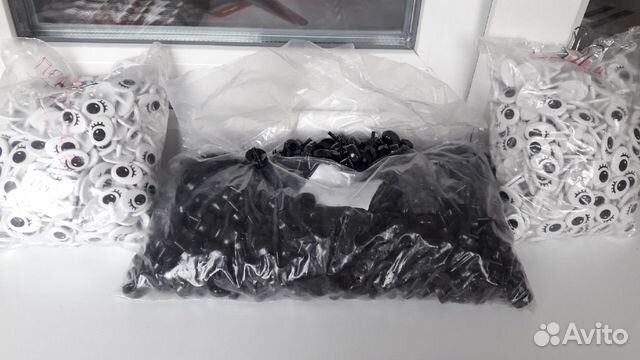 Глаза и носы для игрушек