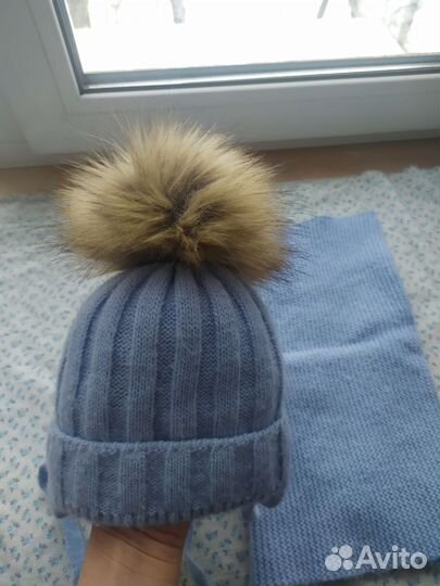 Шапка зимняя для мальчика + снуд