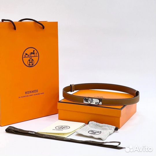 Ремень кожаный Hermes