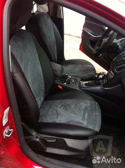 Чехлы на газ (3110 и 31105) (экокожа+алькантара)