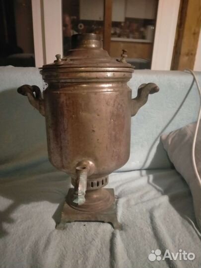 Самовар на дровах старинный