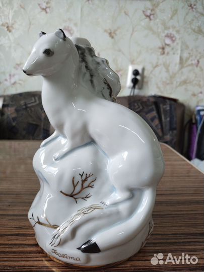 Статуэтка фарфор лфз панда, штоф-графин, кружка