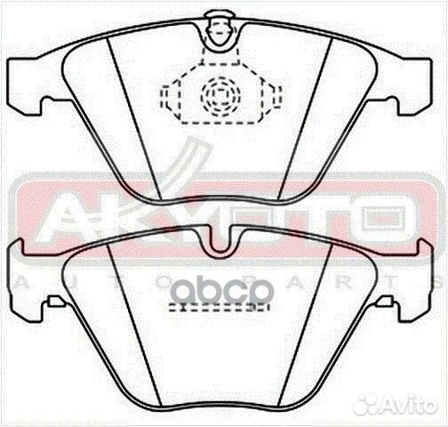 Колодки тормозные AKD0222 akyoto