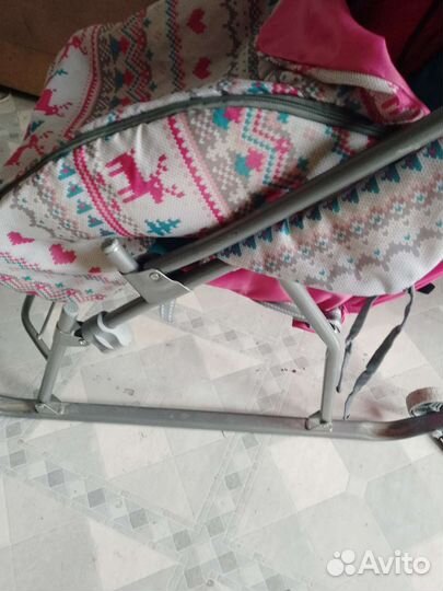 Коляска санки