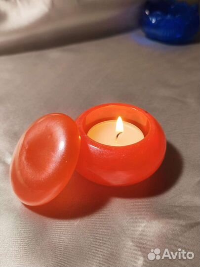 Подсвечник из эпоксидной смолы