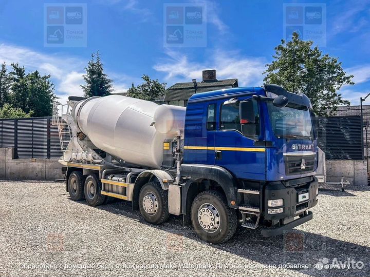 Автобетоносмеситель SITRAK C7H 8×4, 2023