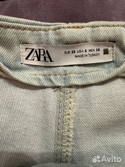 Джинсы zara 38