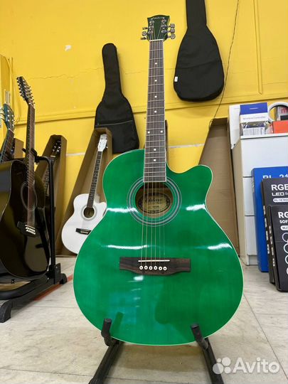 Акустическая гитара премиум цвет