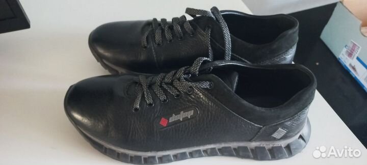 Полуботинки мужские 40 размер, натуральная кожа