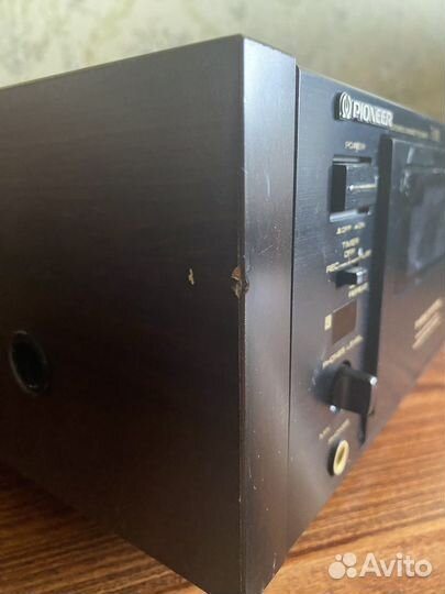 Дека кассетная Pioneer T-838 с пультом 100v Япония