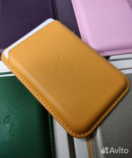 Apple leather wallet