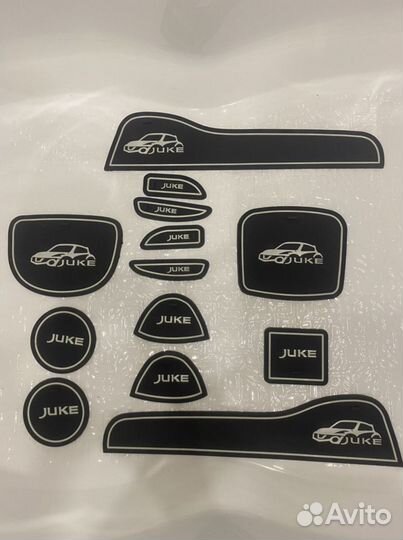 Коврики Nissan juke в интерьер салона светятся в т