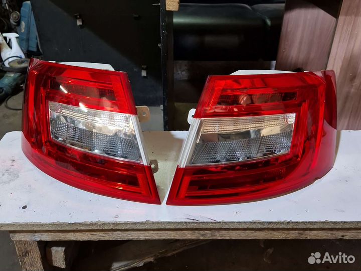 Задние фонари шкода октавия А7 LED