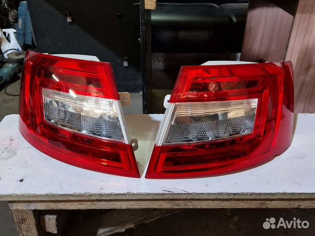 Задние фонари шкода октавия А7 LED