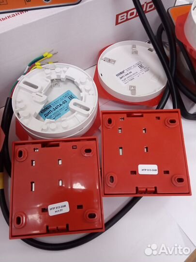 Пожарный извещатель маяк-12-С красный