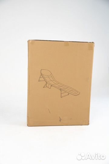 Раскладушка для кемпинга с матрасом