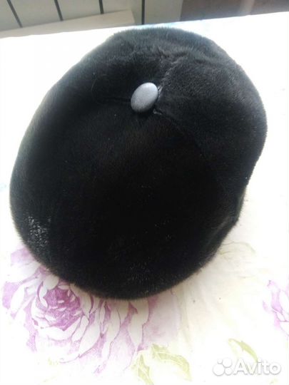 Шуба норка Сапфир 46-48. Меховая мужская кепка, ша