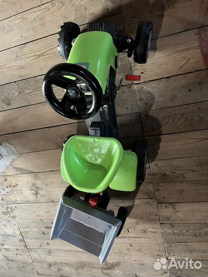 Трактор Полесье + телега (с педелями)