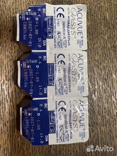 Линзы контактные acuvue oasys двухнедельные