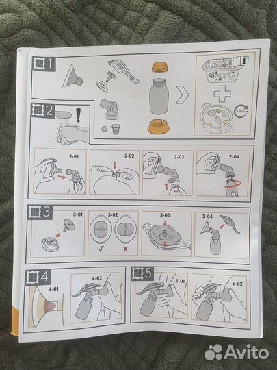 Молокоотсос medela ручной