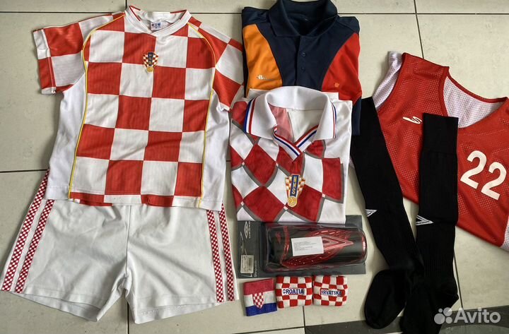 Форма Хорватия детская футбол/Umbro гетры щитки