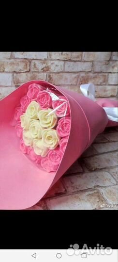 Шоколадный букет, цветы из шоколада