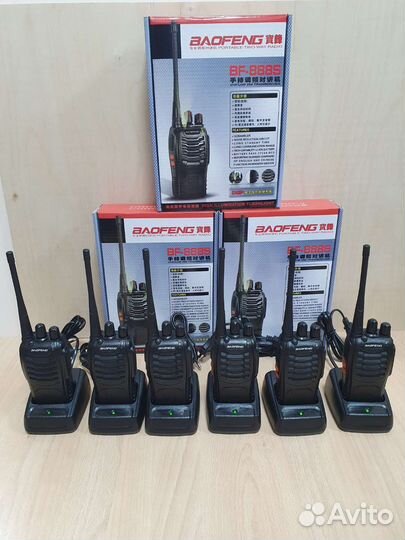 6 раций Baofeng BF-888s для строительства