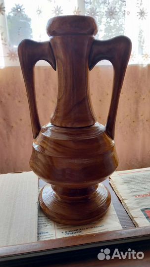 Кувшин из натурального карагача