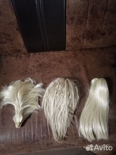 Хвост шиньон на крабе