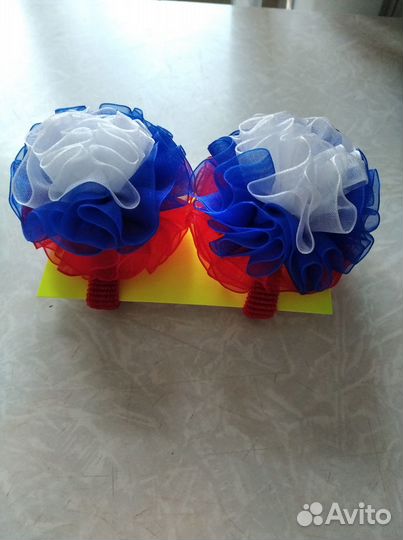 Резинка для волос триколор