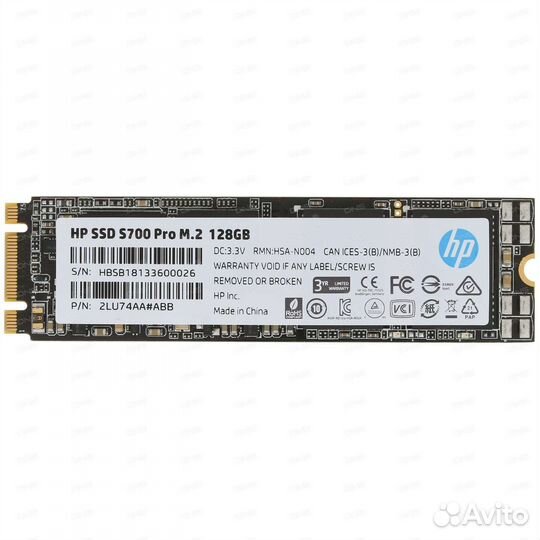 SSD M.2 накопитель HP S700 Pro 2lu74aa#ABB