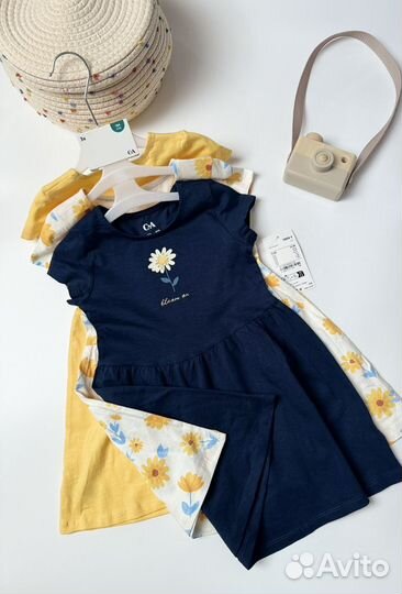 Комплект набор платье на девочку 128