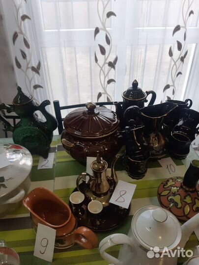 Посуда керамика,фарфор,хрусталь