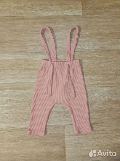 Штаны легинсы в рубчик 0-6 мес для девочки