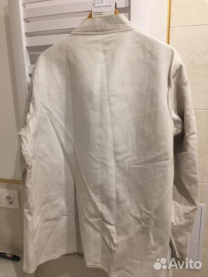 Для сварщика защитная кожаная куртка