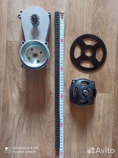 Редуктор на триммер для самоделок