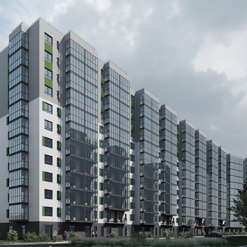 2-к. квартира, 56 м², 4/12 эт.