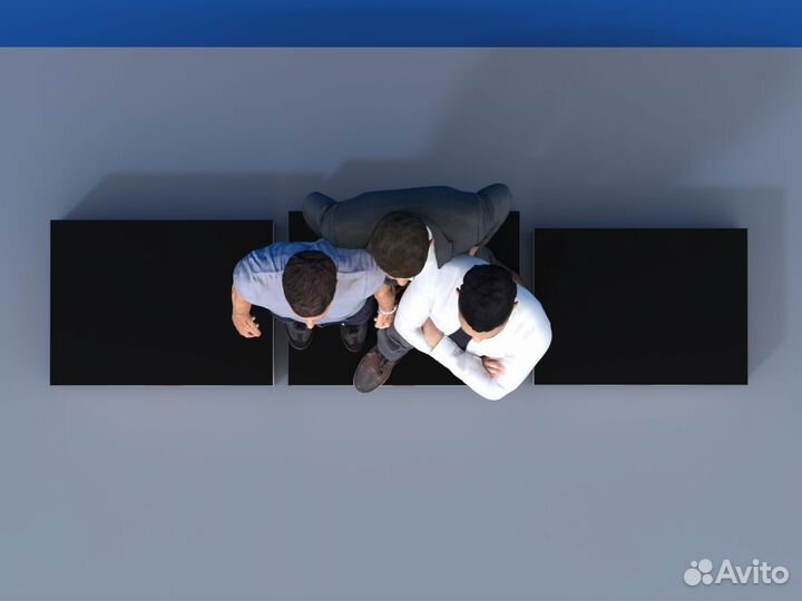 Пьедестал награждения Матрешка 812х612мм (прямоуг)