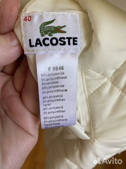 Куртка lacoste женская