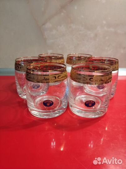 Набор стаканов Богемия (Bohemia),стакан cinzano